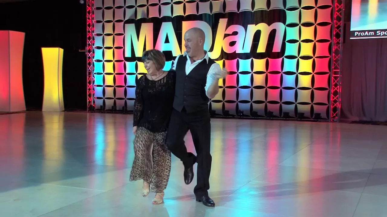 MADjam 2018 Pro Am Spotlight Follower Michele Fischer with Robert Royston