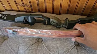 PART 1 - TBow Taow 62 Recurve with Toparchery Wood Grain Limbs Upgrade