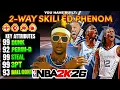 99 DUNK 99 3PT 99 STEAL SHARP SLASHER BUILD IS THE BEST POINT GUARD BUILD IN NBA 2K26