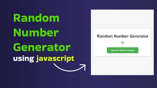 Random Number Generator - JavaScript Project