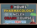 2-Hour NCLEX Pharmacology Ultimate Course All-in-One Review High Yield Must Know Medications