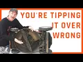 Proper Way To Tip A Lawn Mower Over