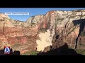 Zion Rockfall Caught on
