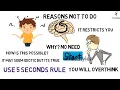 How to get motivated in 5 seconds The five second rule Instant motivation FreeStylez