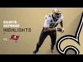 Saints Defensive Highlights from Week 8 New Orleans Saints