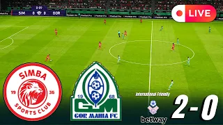 Simba SC Vs Gor Mahia Full Match Broadcast Friendly Match 2025 VideoGame Simulation 
