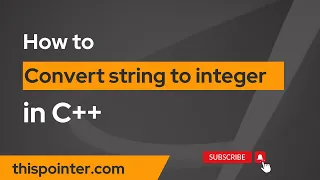 How to Convert String to integer in C