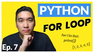 Python Tutorial for Beginners Ep 7 For Loop in Python