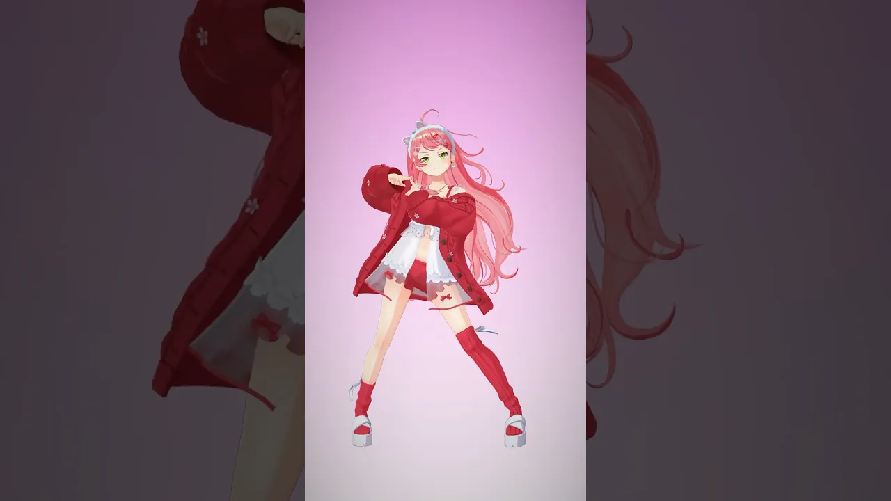 シルエット?NARUTOダンス踊ったってばよー❗️印結ぶのむずい❗️#シルエット#naruto #さくらみこ #vtuber