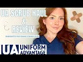 Nursing School Scrubs Review Try-On Haul Uniform Advantage Easy Stretch by Butter-Soft