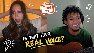 singing to strangers on ometv/umingle | she said i’m lowkey fine? 😅😍🤭