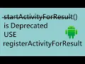 startActivityForResult is deprecared use registerActivityForResult for multiple permissions
