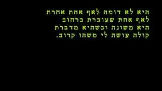 היא לא דומה ארקדי דוכין עם מילים 