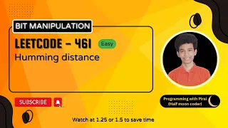 Hamming Distance Leetcode 461 Approach Code with explanation