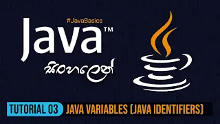 Java Sinhala Tutorial 3 - Java Variables Java Identifiers TechStreet