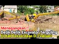 Lagu Menegangkan‼️Detik Detik Excavator Terguling Di Kali Bekasi Akan Di Evakuasi