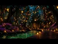 Download Lagu 🌌 Dreamy Enchanted Woods ✨ Fireflies, Lantern Light \u0026 Serene Night Atmosphere