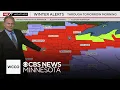 Snow accumulating as winter storm moves through Minnesota