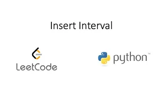 Leetcode - Insert Interval Python