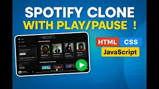 Spotify UI Clone Feature with JavaScript