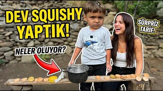 DEV MANTI SQUISHY YAPTIK !! HER YERİMİZ SUKUŞİ OLDU !!