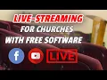 Download Lagu Facebook Live Streaming For Churches  - How To Live Stream With FREE Software