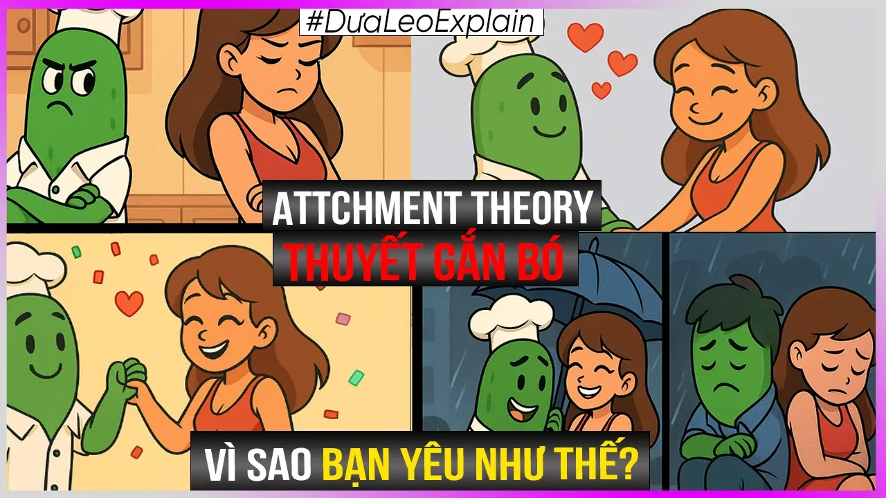 Attachment Theory - Thuyết Gắn Bó: Vì sao bạn yêu như thế? [Dưa Leo DBTT]