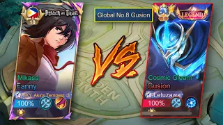 akira vs letuzawa tyrant in rank game solo rank super hard game play mlbb