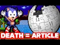Sonic Origins Plus BUT Every Death I Read A Random Wikipedia Article