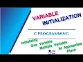 Variable Initialization in C Basic Concepts of C Programming Lec 12 C Programming