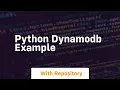 python dynamodb example