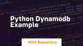 python dynamodb example