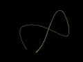 comet pointer tail animation using opencv python