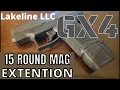 15 Round Magazine for Taurus GX4 We test install Lakeline LLC s mag extention for 13rd factory mag