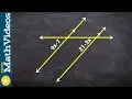 Angle Relationships Solve for the variable using corresponding angles ex 1