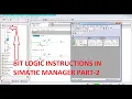 BIT LOGIC INSTRUCTIONS IN SIMATIC MANAGER 5 6