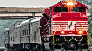 The Flash NS 1776 Leads NS 955 Office Car Speical Back to Altoona PA