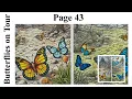 Coloring Butterflies on Tour Page 43 SUB Printable Coloring Pages