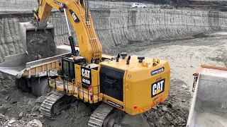 Amazing Caterpillar 6015B Excavator Loading Caterpillar 775E Dumpers - Sotiriadis Mining Works