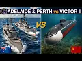 Cold War Australian Frigates vs Soviet Victor II Submarine Sea Power