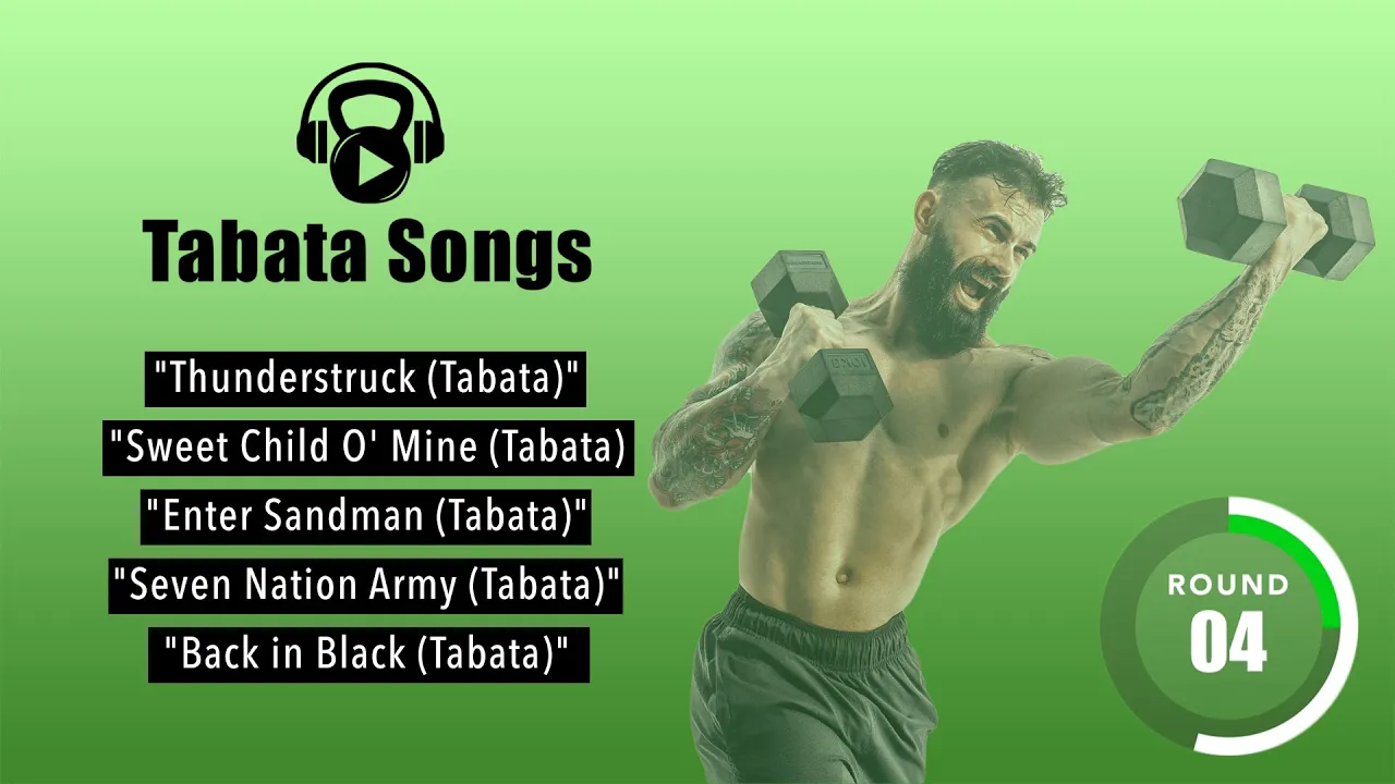 20 Minutes of Tabata Songs & Timer | Music Genre: Rock