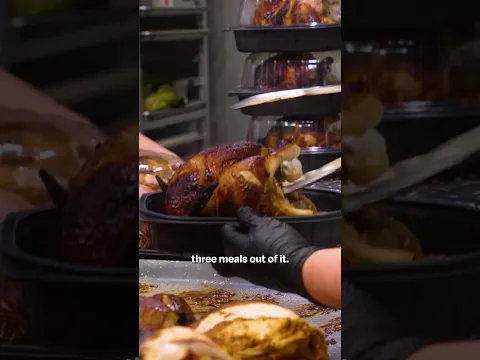 This rotisserie chicken is better than Costco and it's $5 bucks #shorts