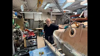 2 April 2024  Worki on the ballast keel