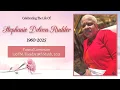 Stephanie Deleon-Rudder Funeral Livestream