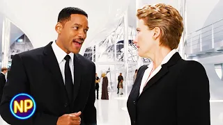 agent j meets his new partner will smith scene men in black 3