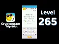 Cryptogram Tripledot Level 265 Answer SolutionGuruji