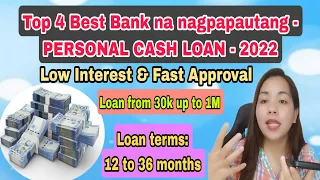 Download Top 4 Best Banks na nagpapautang - PERSONAL CASH LOAN | Latest update 2022 MP3