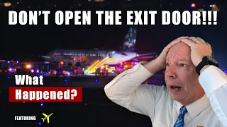 Boston Flight Emergency Passenger Opens Exit Door