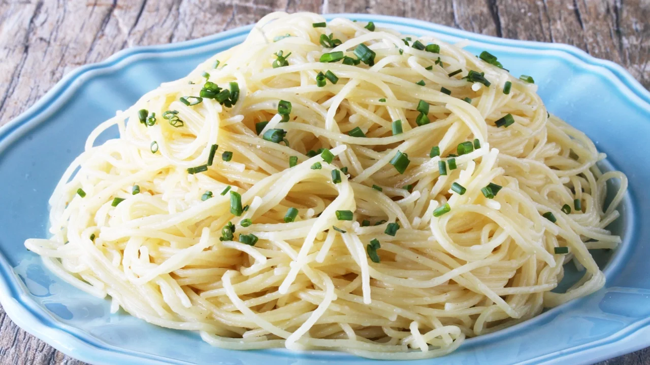 Brown Butter Garlic Angel Hair Pasta