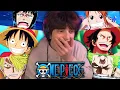 Reacting to ONE PIECE OPENINGS 1-14 for THE FIRST TIME!